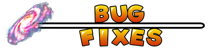 bug fixes